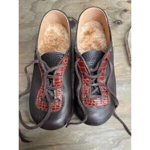 Scandic Lace Up Leather Shoes Size 37 Approx Women's Size 7